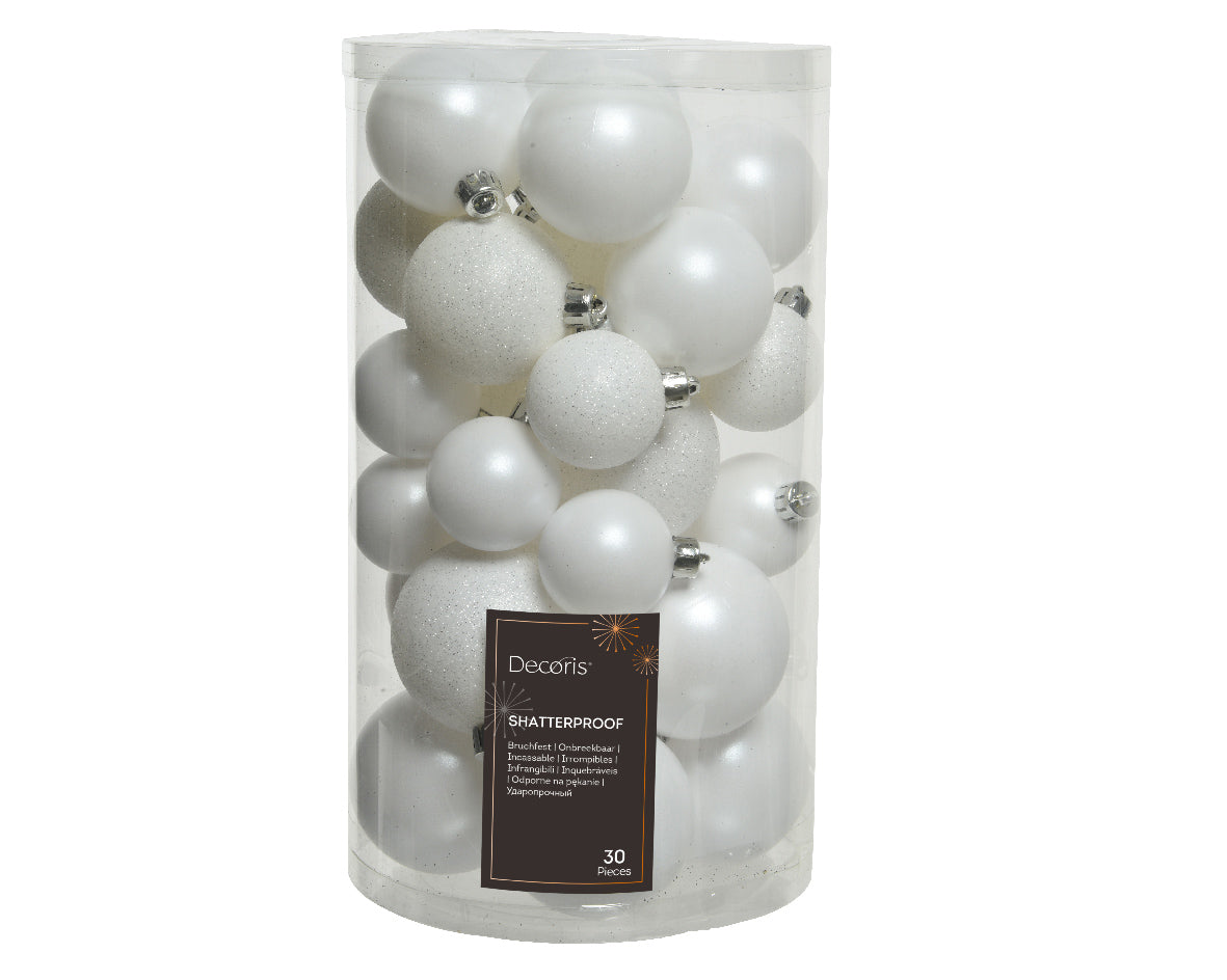 Palline rosse 30 pz – Ø6 cm