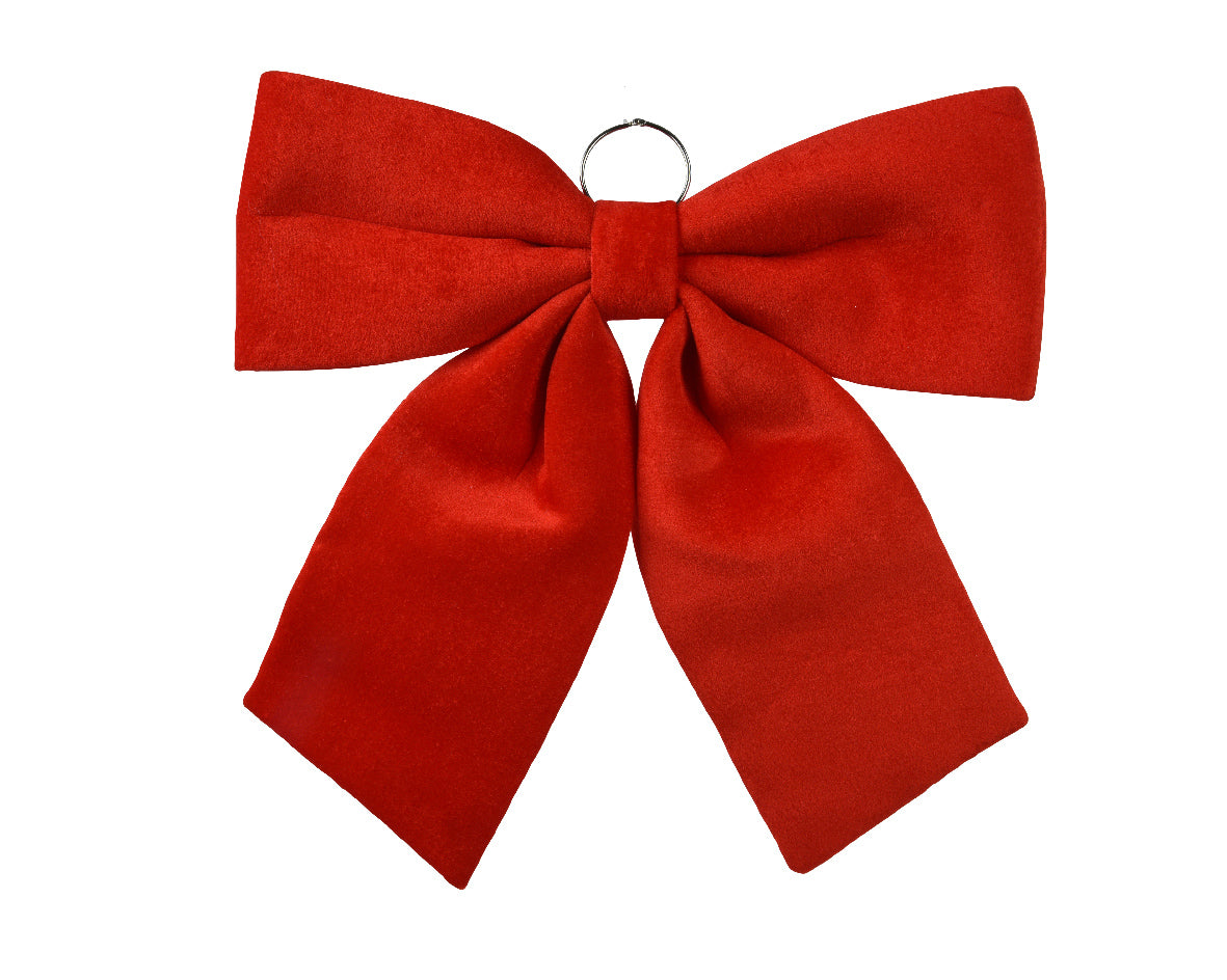 Fiocco Decorativo Rosso Natale – 48x52 cm (cod. 463269)