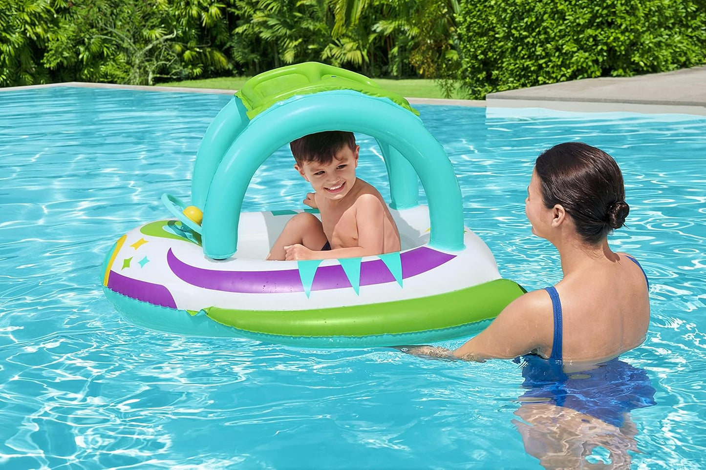 Canottino Navicella Space con Copertura Cm. 107X112