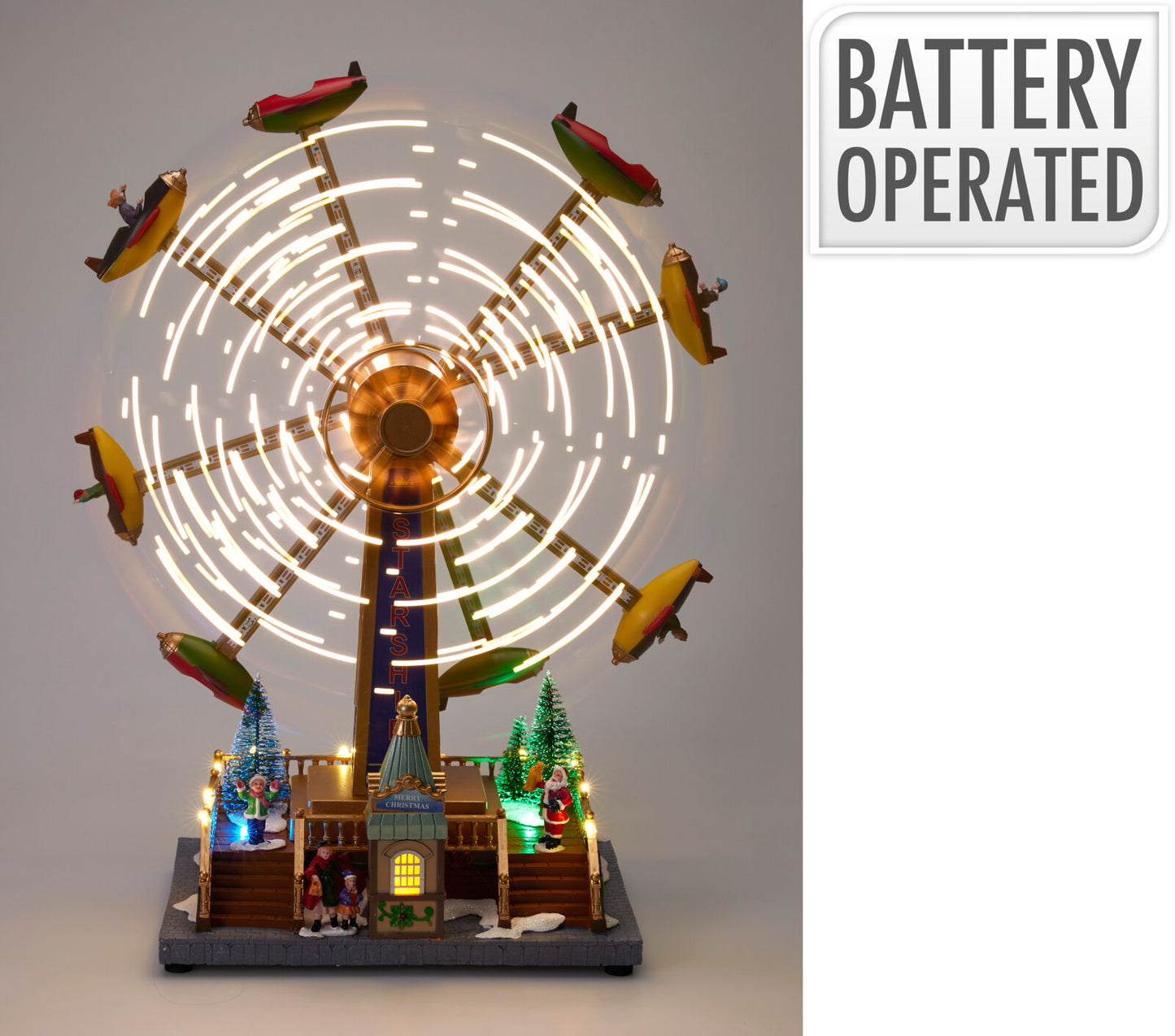 Grande Giostra Natalizia LED con Movimento – 48 cm