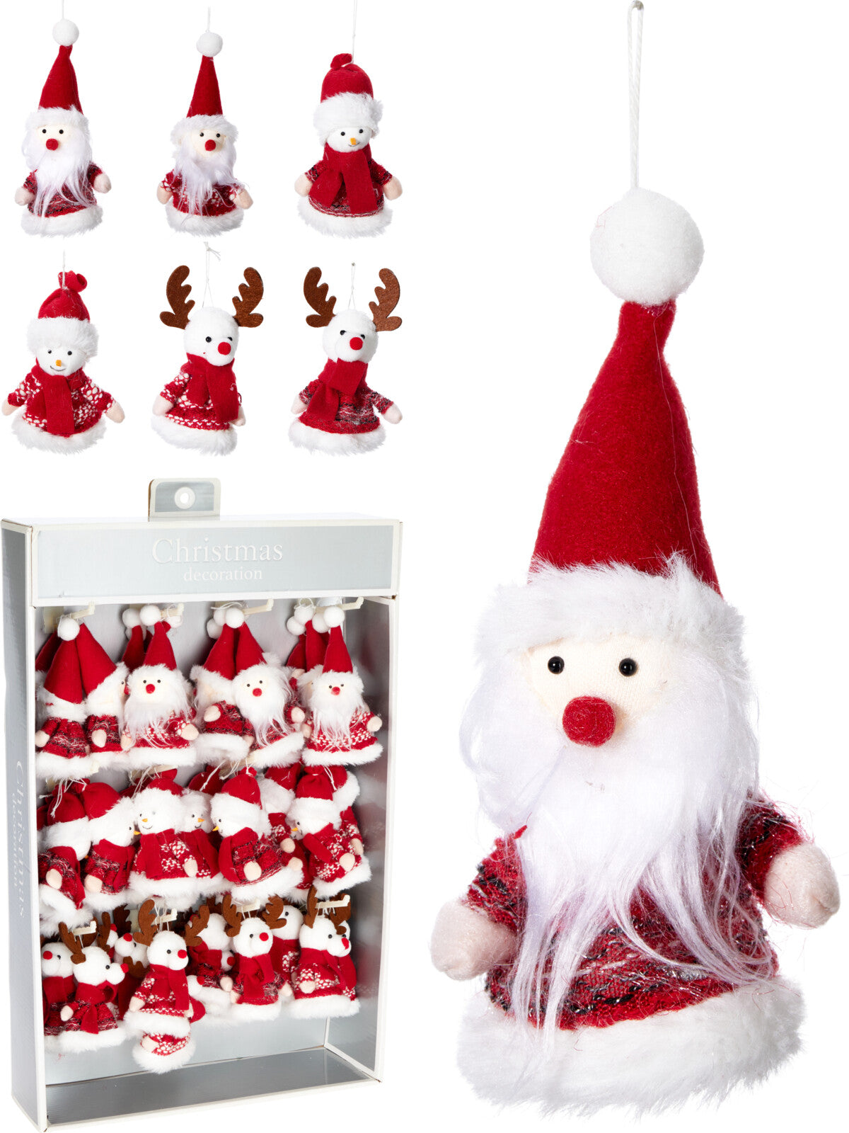 Pendente Figura Natale 14 cm – 3 Ass. (cod. ANM324010)