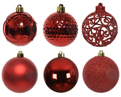 Palline in plastica infrangibile – Mix lucido/opaco/glitter (cod.020802/04/10/11)