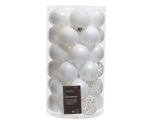 Palline in plastica infrangibile – Mix lucido/opaco/glitter (cod.020802/04/10/11)