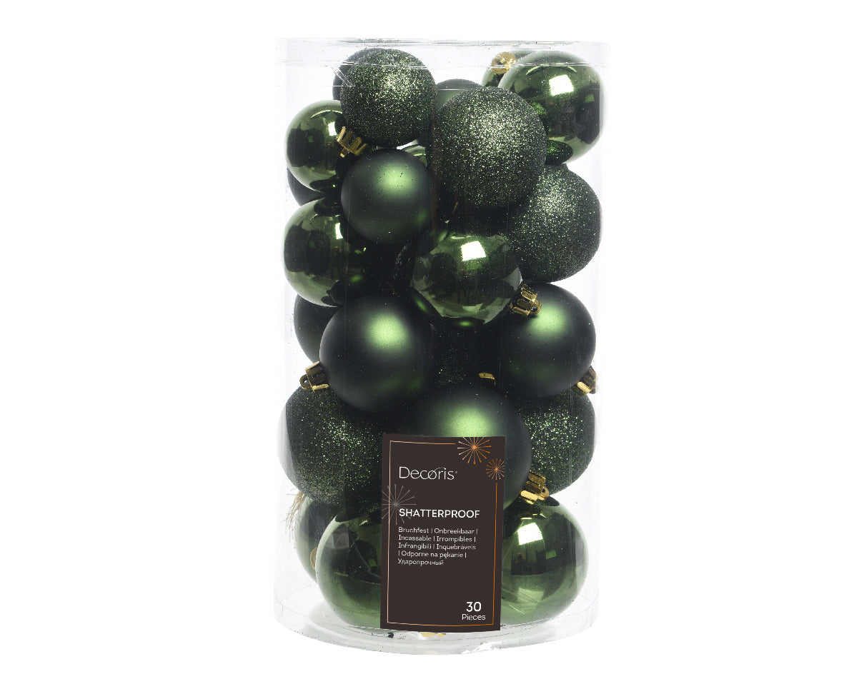 Palline rosse 30 pz – Ø6 cm