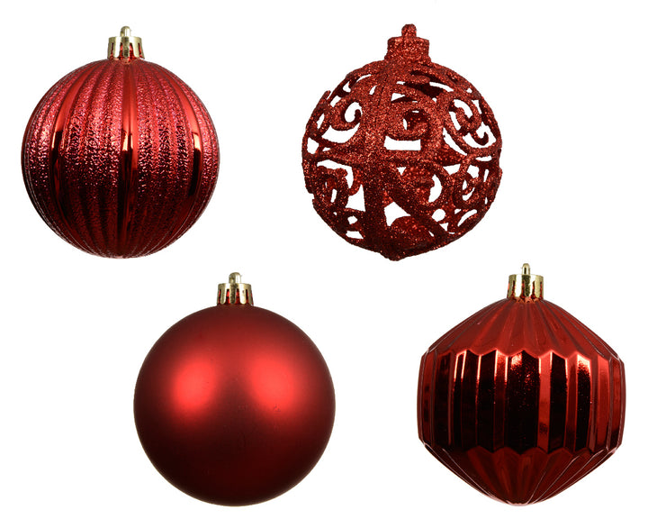 Kaemingk Palline Infrangibili Rosse Ø 8 cm – Box da 16 pz