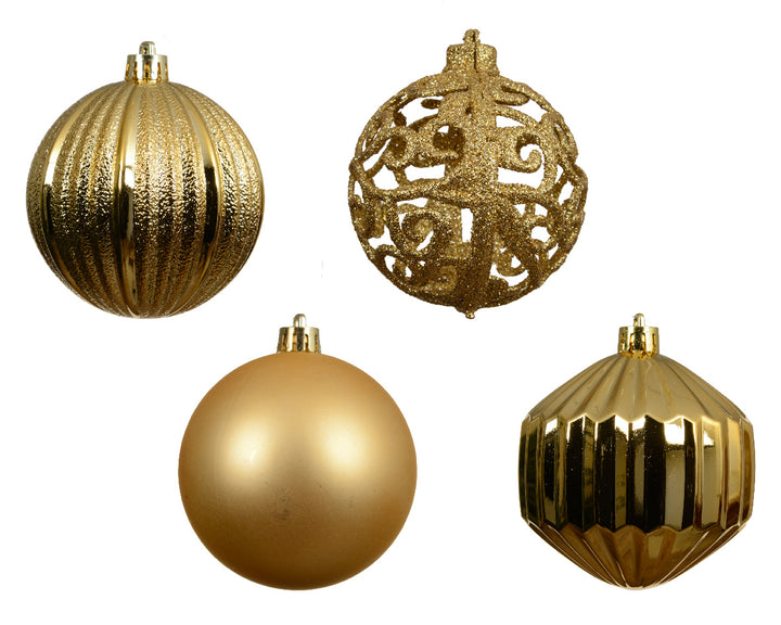 Kaemingk Palline Infrangibili Oro Ø 8 cm – Box da 16 pz