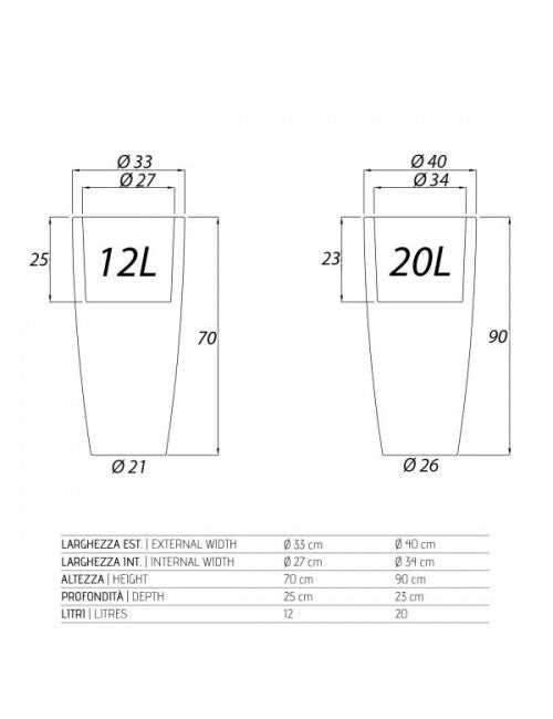 VASO STILO ROUND - MONACIS CROMIA