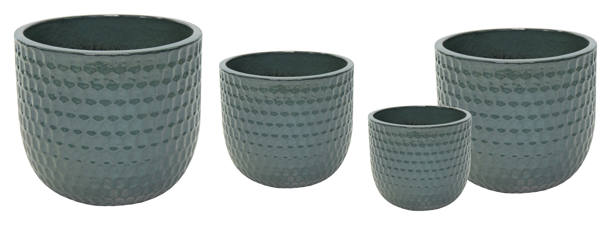 Vaso Noble Egg Facet Moss Green D40 H36 cm
