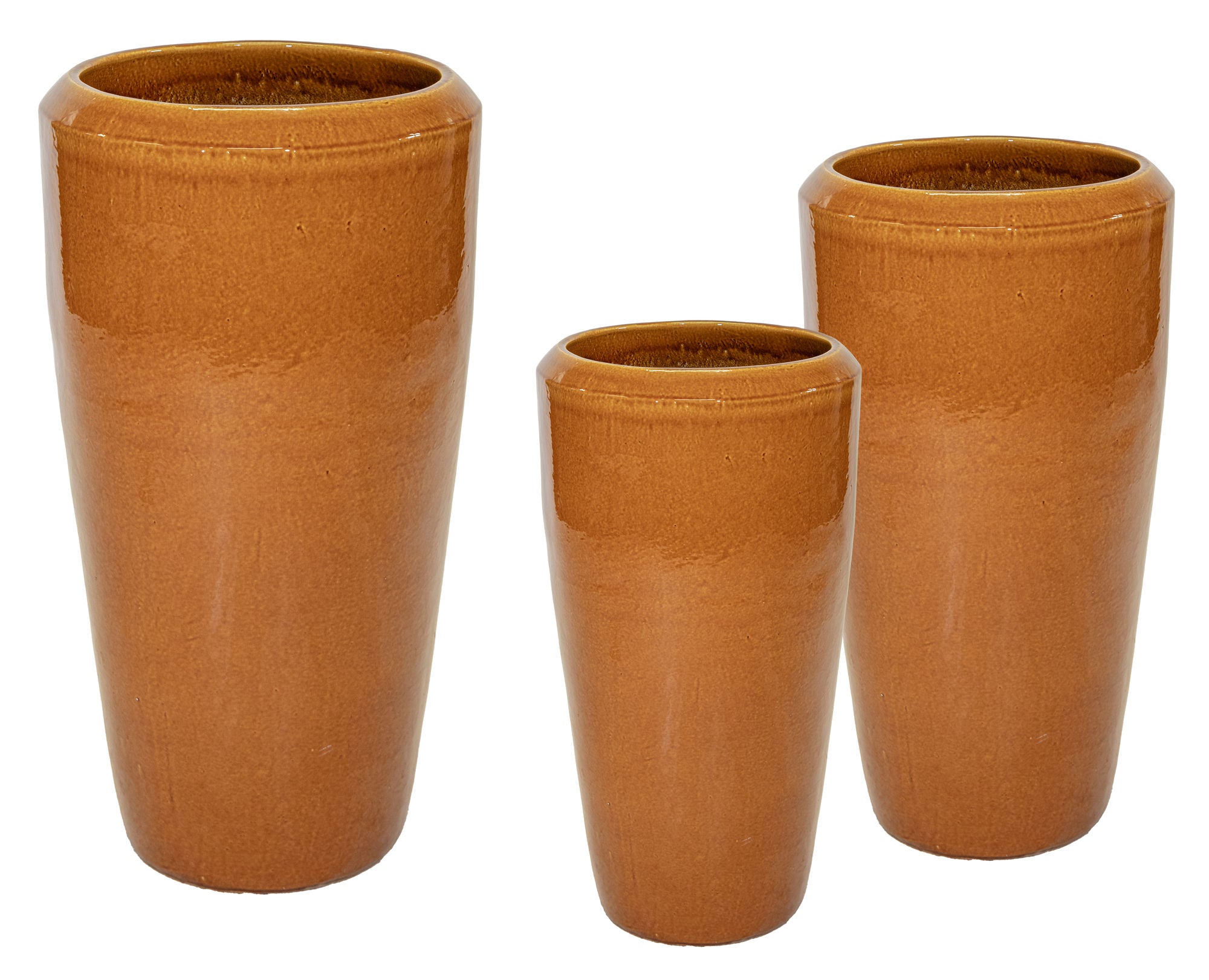 Vaso Noble Hellas Ochre D30 H50 cm