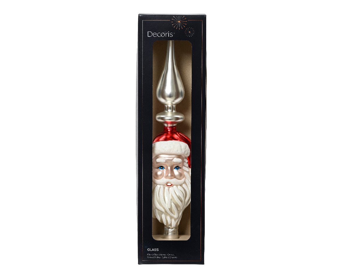 Puntale in Vetro Opaco con Glitter – 34 cm (cod. 170218)