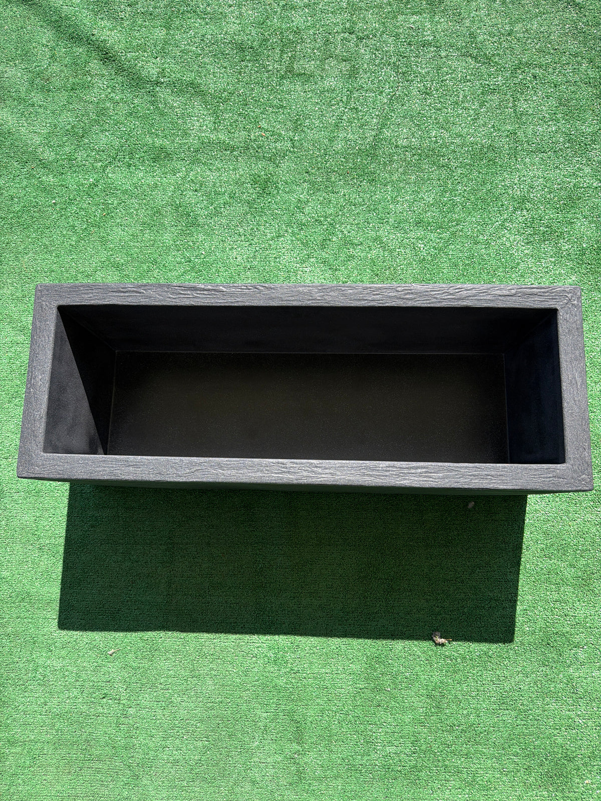 Vaso Rettangolare Antracite 80x30xH26 cm – Fioriera Design Moderno