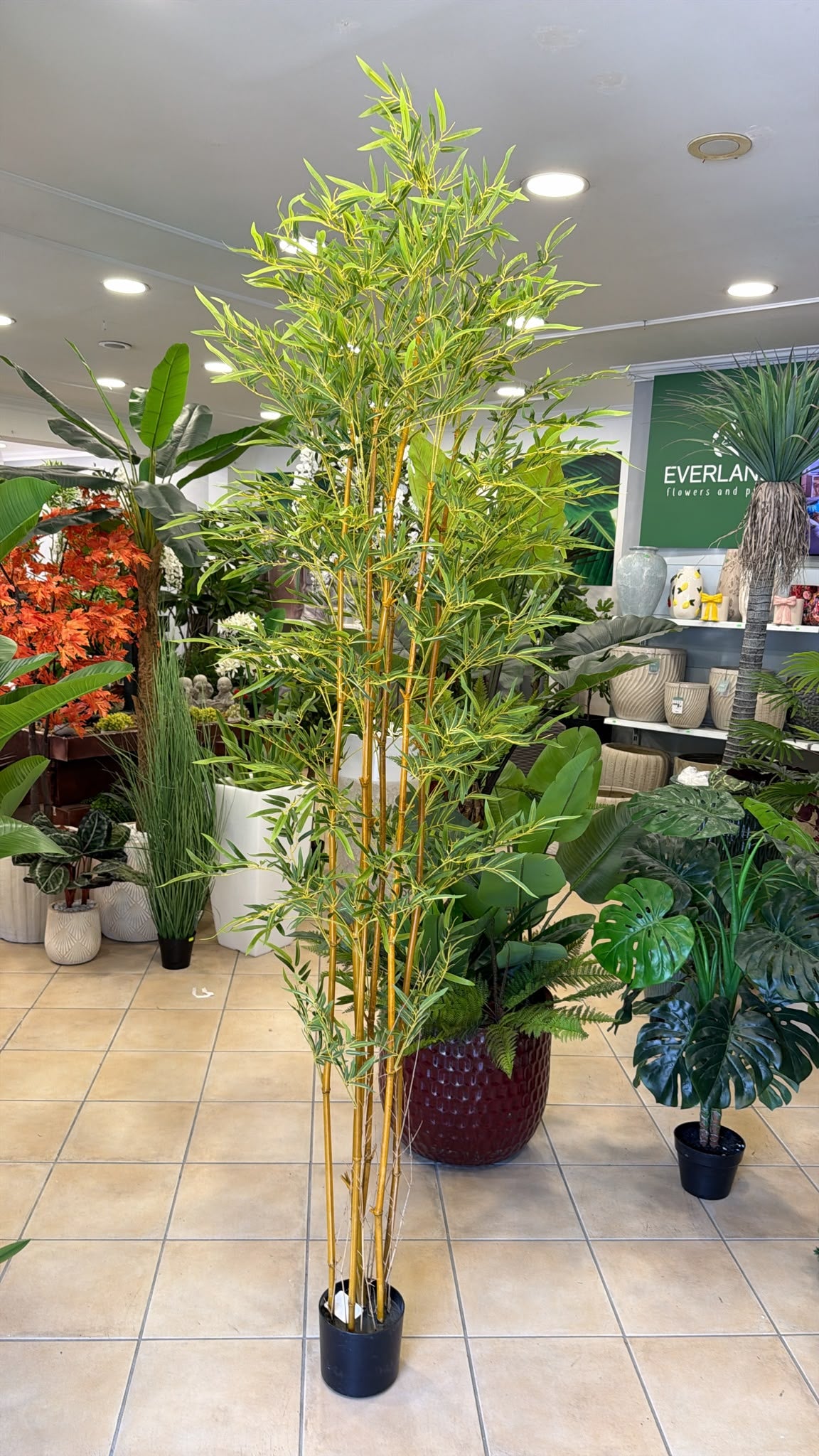 Pianta di Bambu Artificiale 240 cm
