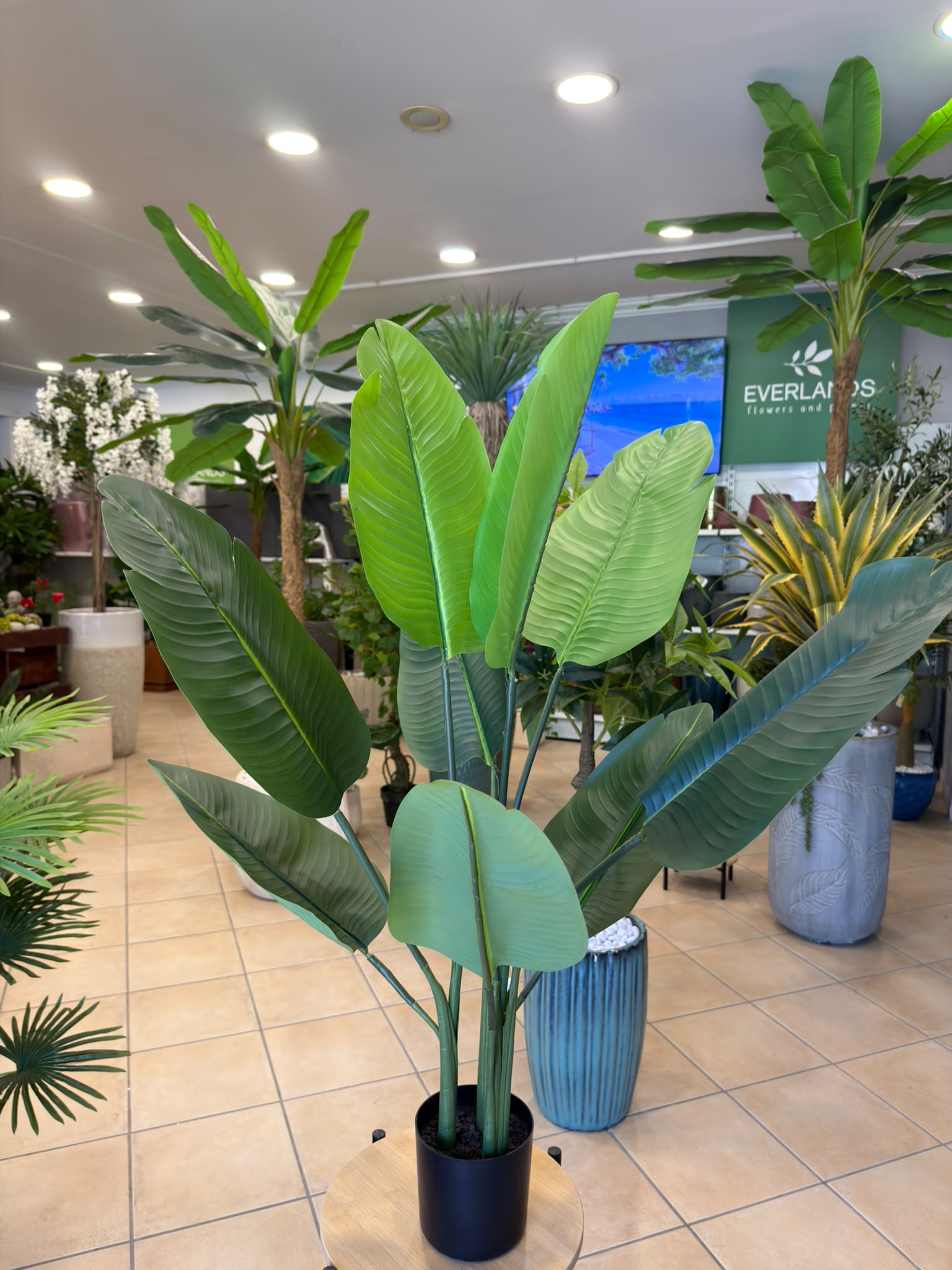 Strelitzia Artificiale 90 cm – Pianta Tropicale Realistica in PE