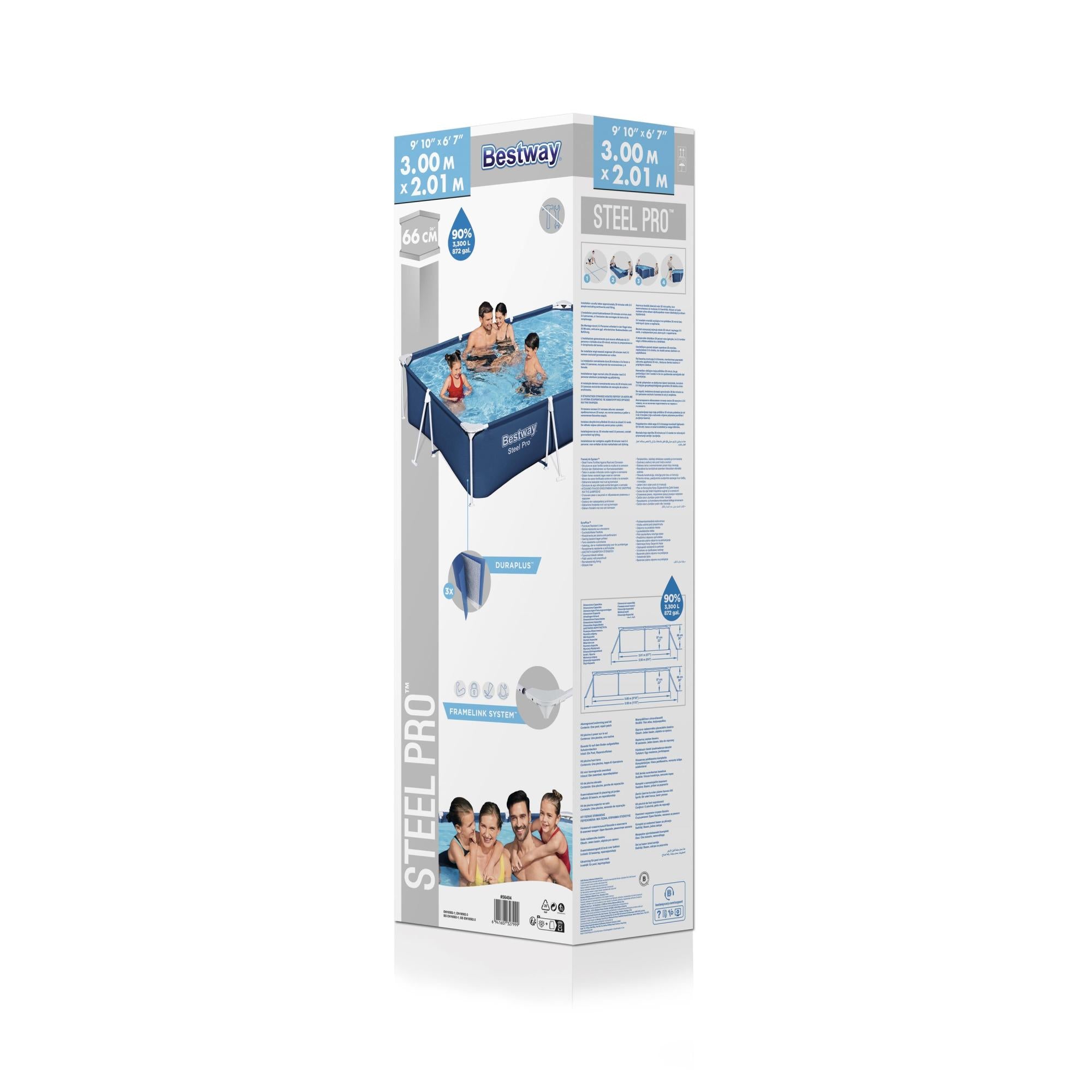 Bestway Piscina Steel Pro 300x201x66 cm