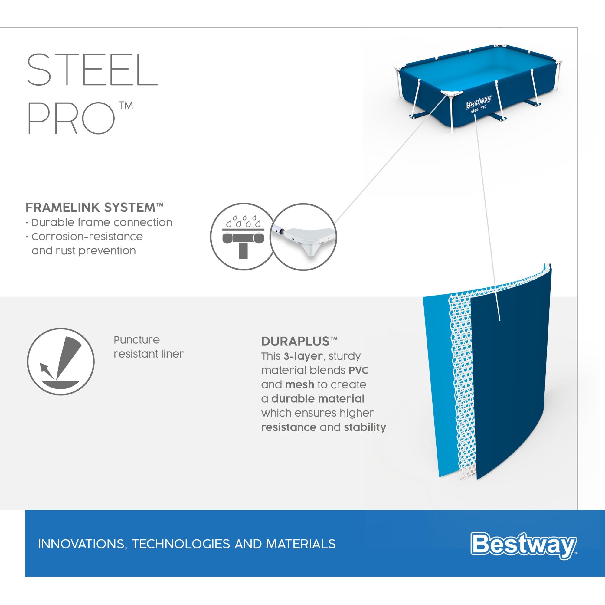 Bestway Piscina Steel Pro 300x201x66 cm