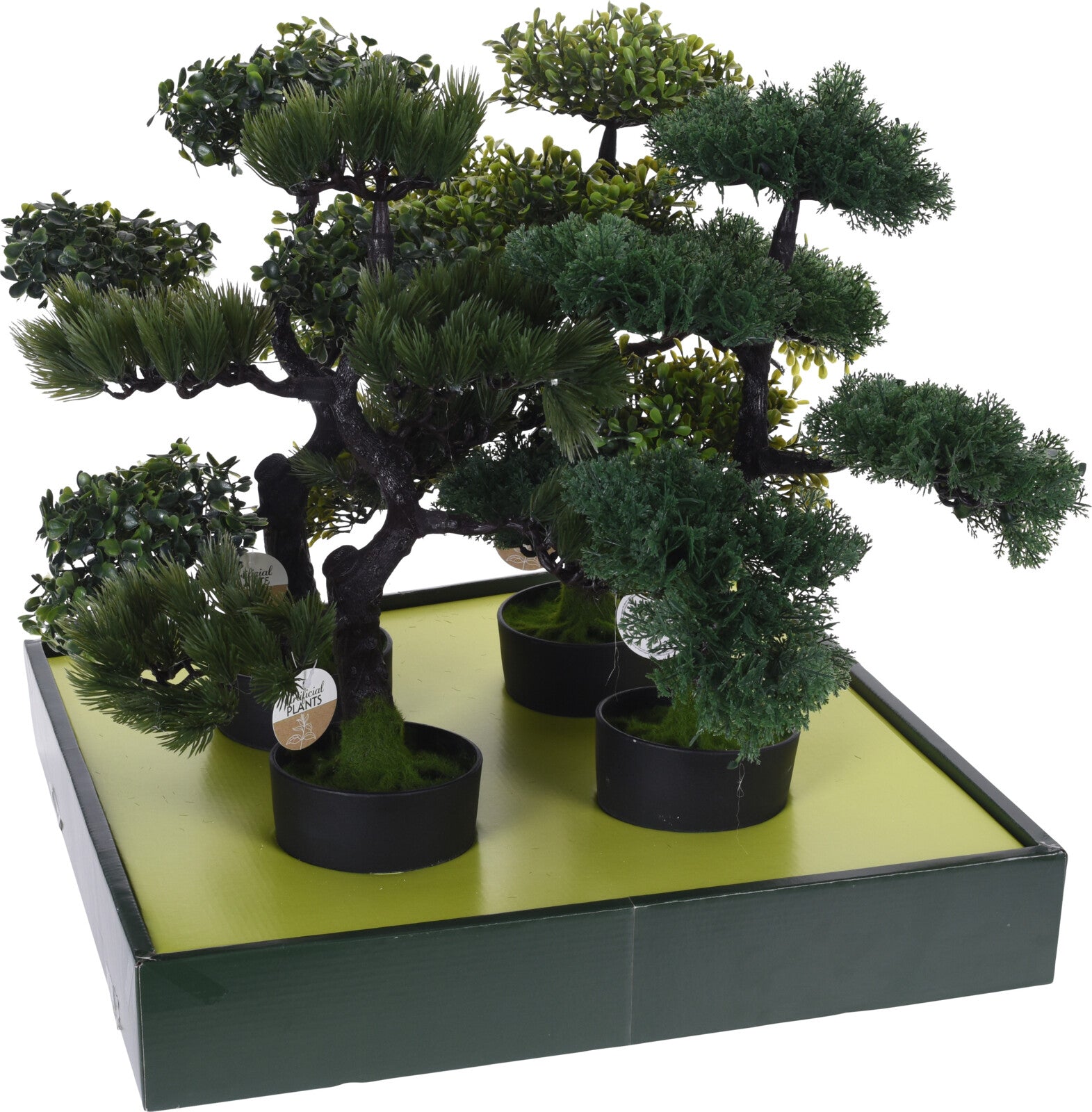 Bonsai Artificiale Decorativo – 32 × 50 cm – Assortiti