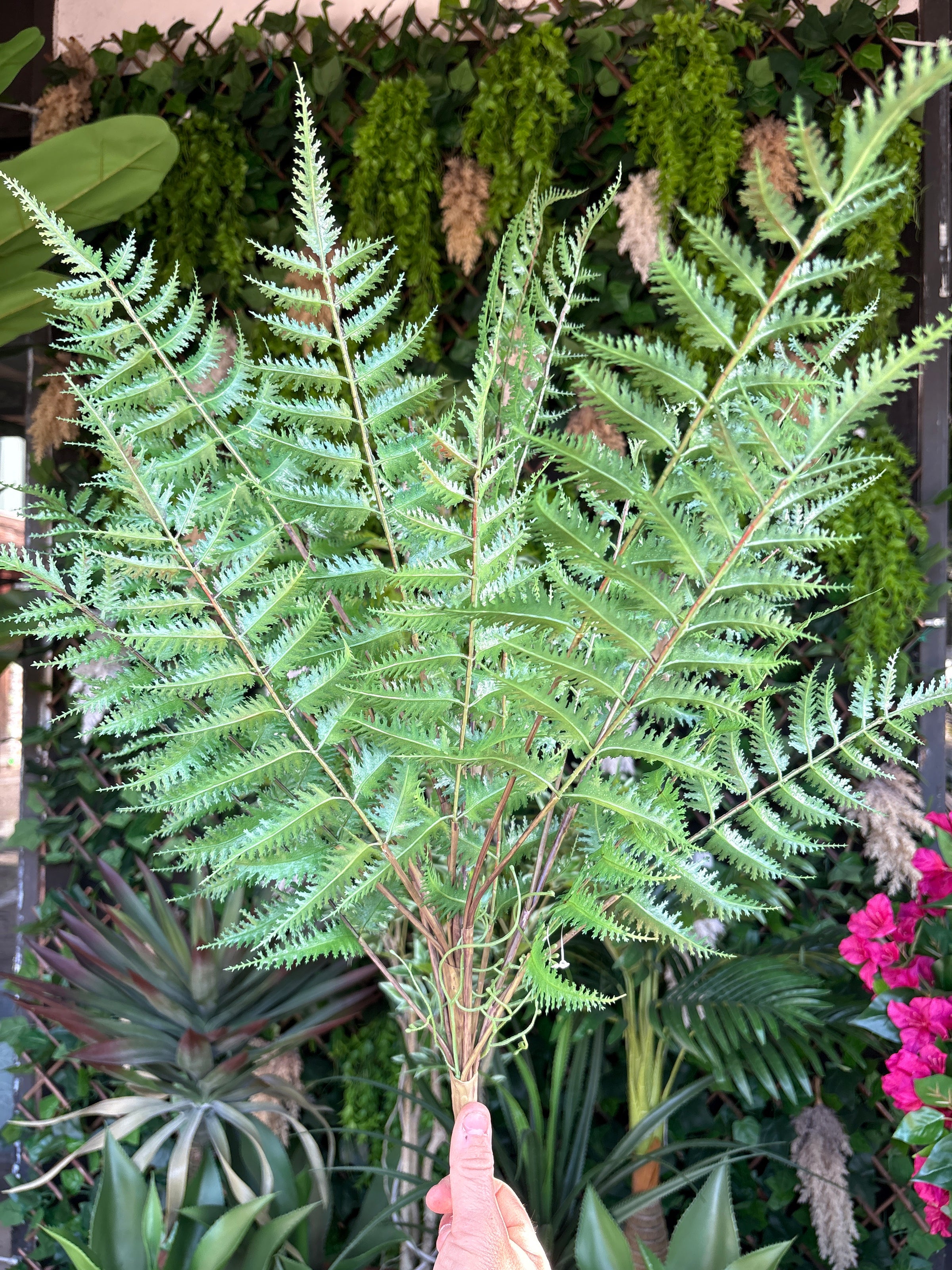 Felce Artificiale Bush 24 Rami – Altezza 75 cm