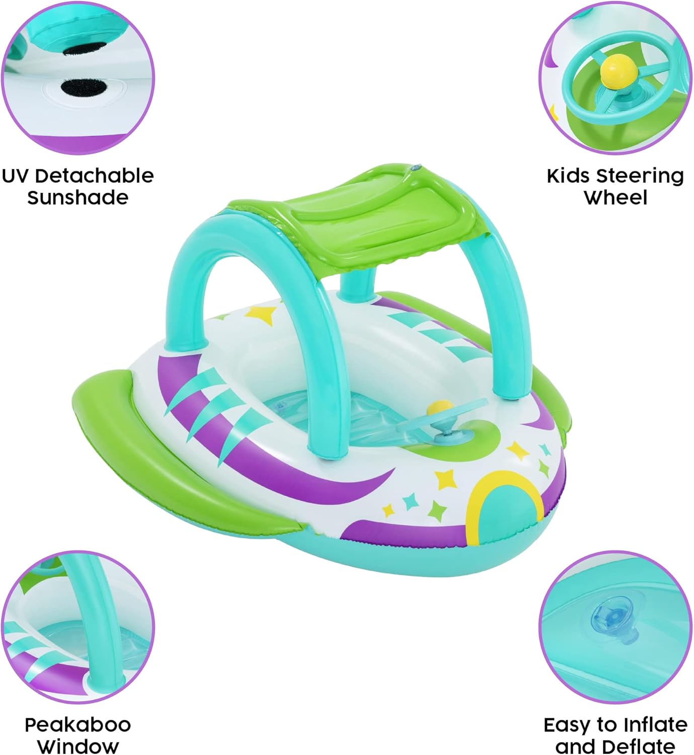 Bestway Space Splash™ - Canottino Navicella Spaziale Art. 34149