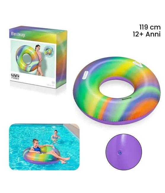 Salvagente Bestway Fashion Rainbow 119 cm