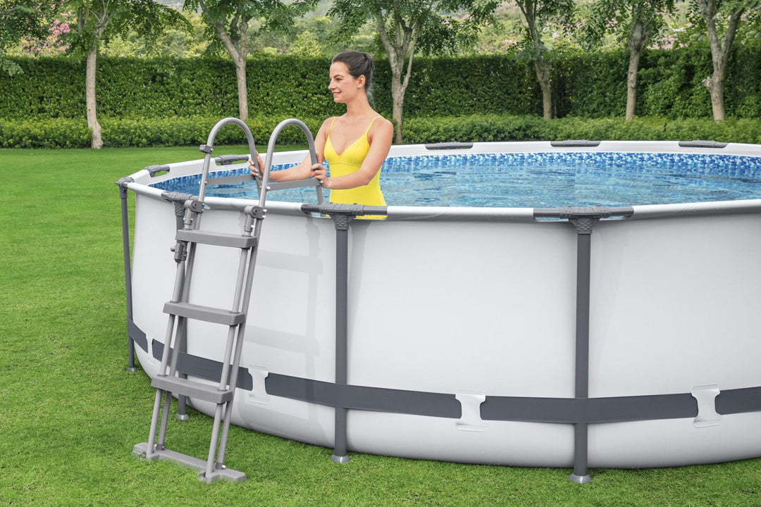 Bestway Piscina Steel Pro MAX Ø 366x100 cm con Pompa e Scaletta