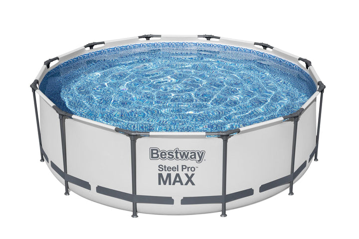 Bestway Piscina Steel Pro MAX Ø 366x100 cm con Pompa e Scaletta