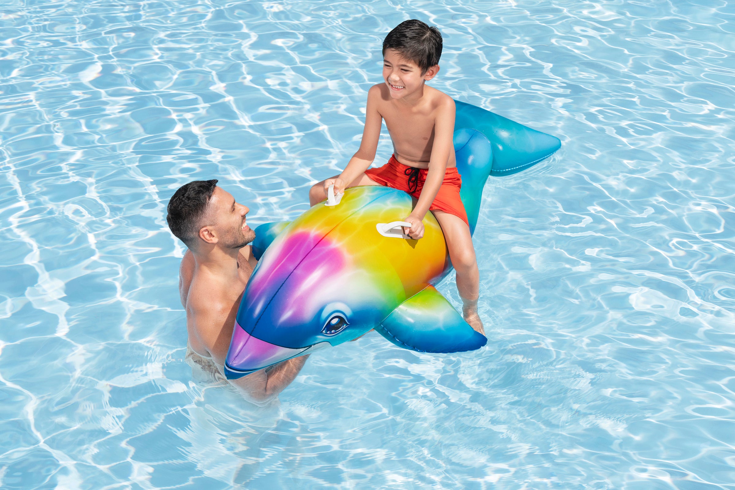 Bestway Cavalcabile da Piscina Dolphin Daydream 168x66 cm – Cod. 41541