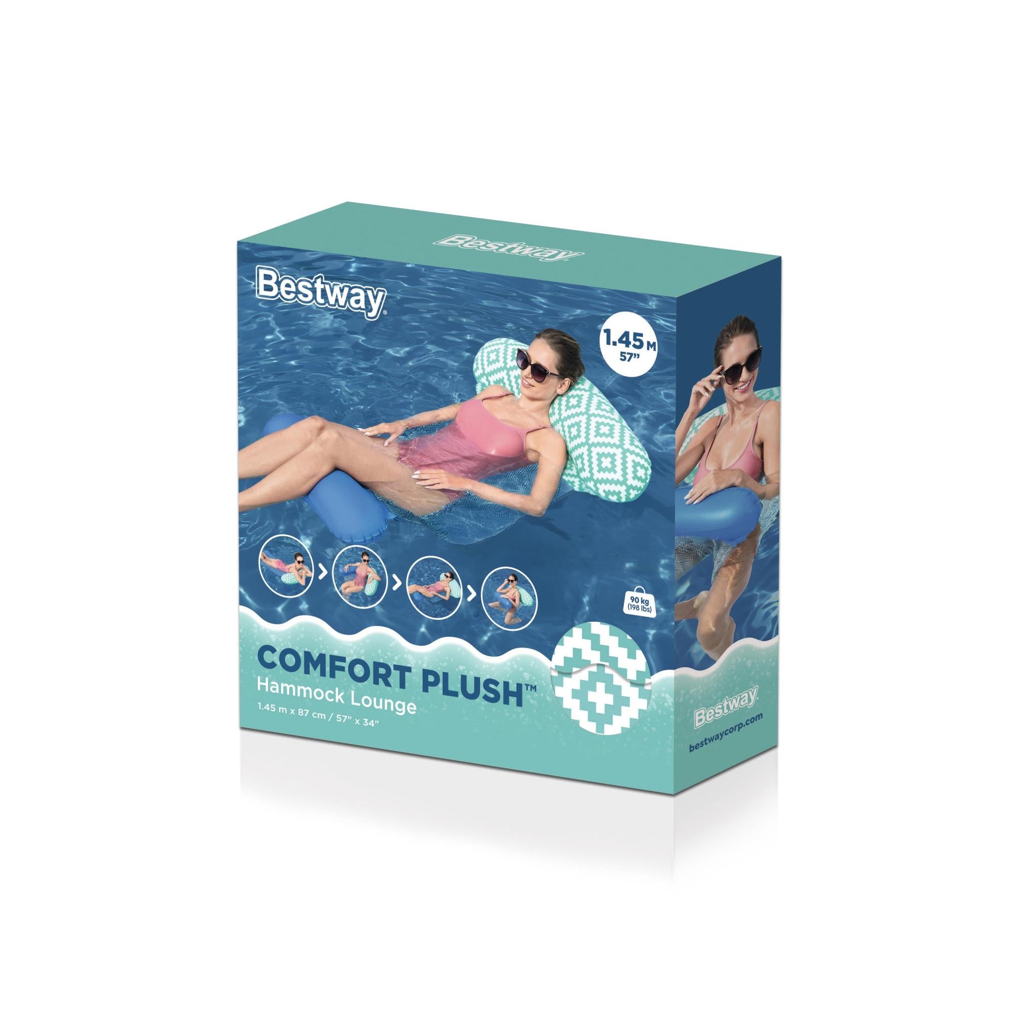 Materassino Gonfiabile Bestway Comfort Plush 145 cm
