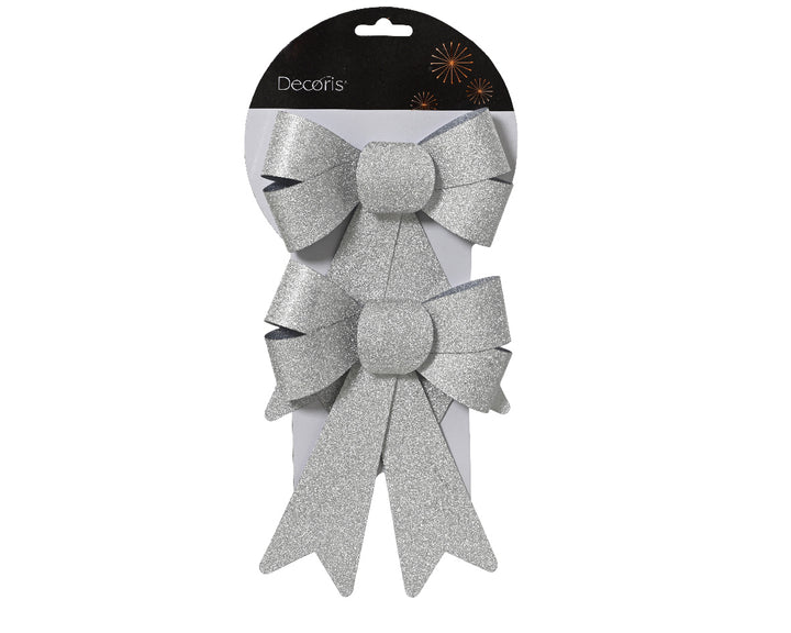 Fiocco Decorativo in PVC 15x17 cm(cod. 463226 / 463229 / 463232)