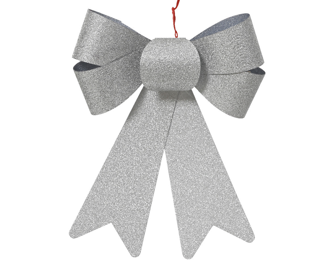 Fiocco Decorativo in PVC 15x17 cm(cod. 463226 / 463229 / 463232)