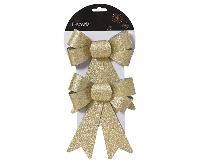 Fiocco Decorativo in PVC 15x17 cm(cod. 463226 / 463229 / 463232)