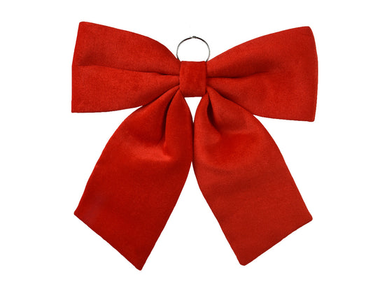 Fiocco Decorativo Rosso Natale – 48x52 cm (cod. 463269)