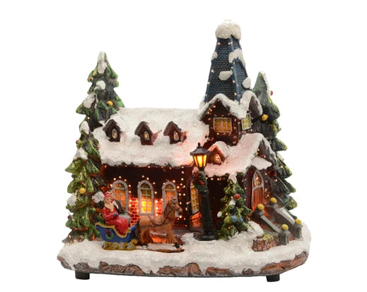 Scena Natalizia LED Chiesa Multicolore 26 cm (cod. 481332) – Kaemingk