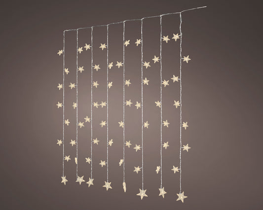 Tenda Luminosa 64 LED Bianco Caldo – 120 × 100 cm (cod. 481562)