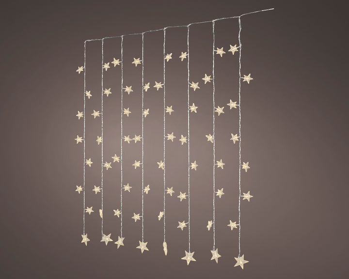 Tenda Luminosa 64 LED Bianco Caldo – 120 × 100 cm (cod. 481562)