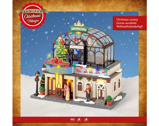 Scena Natalizia LED con Musica – 29 cm (cod. 487804) – Kaemingk