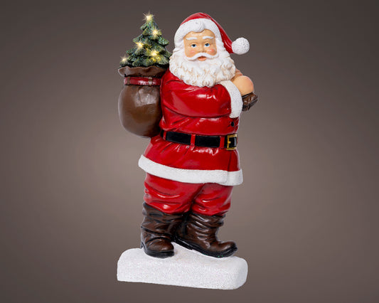 Babbo Natale con Micro LED Bianco Caldo – (cod. 489519) – Kaemingk