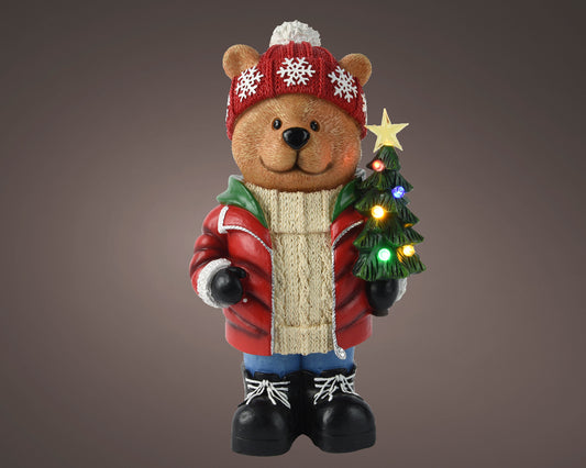 Orso LED Multicolore in Poliresina (cod. 489536) – Kaemingk