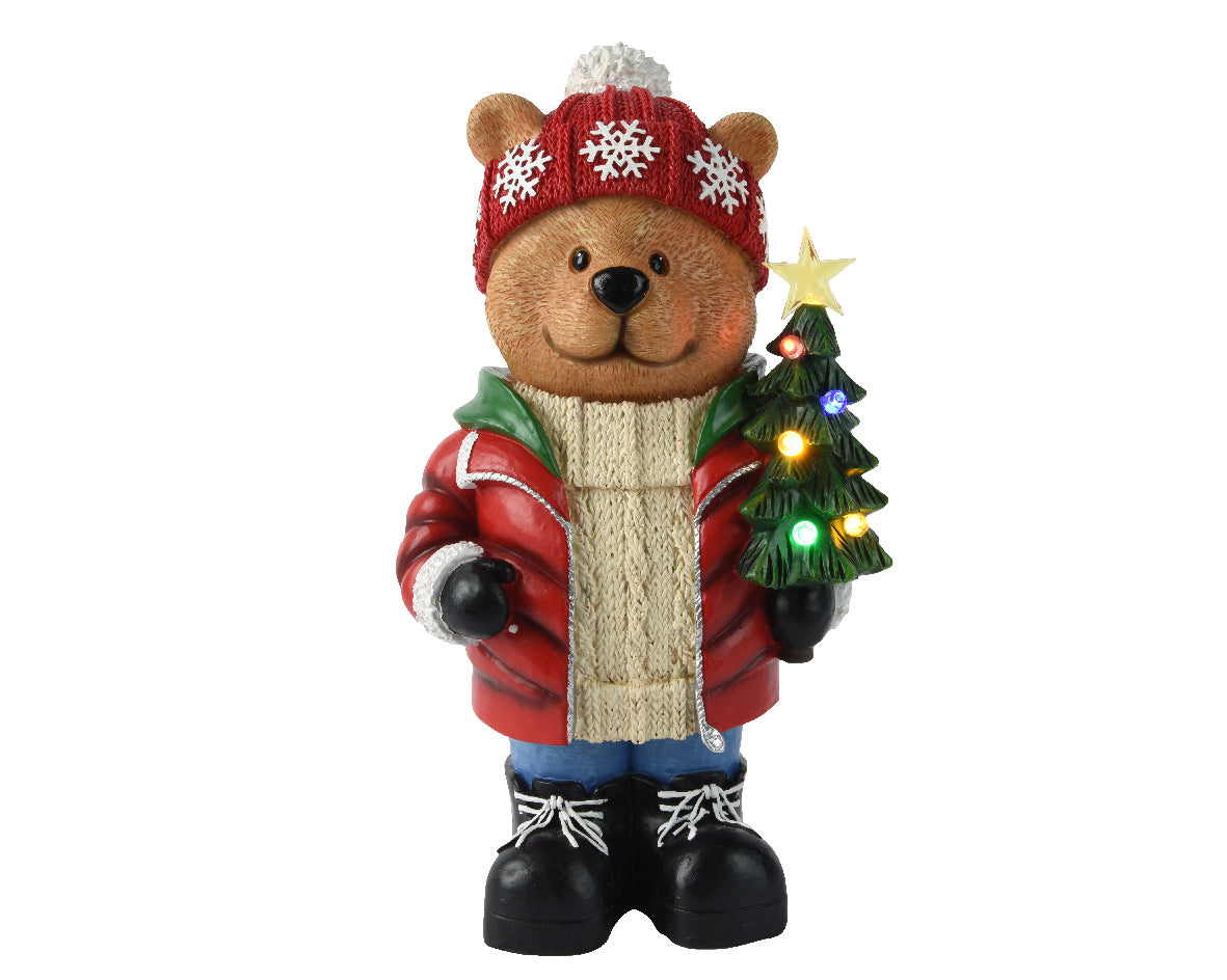 Orso LED Multicolore in Poliresina (cod. 489536) – Kaemingk