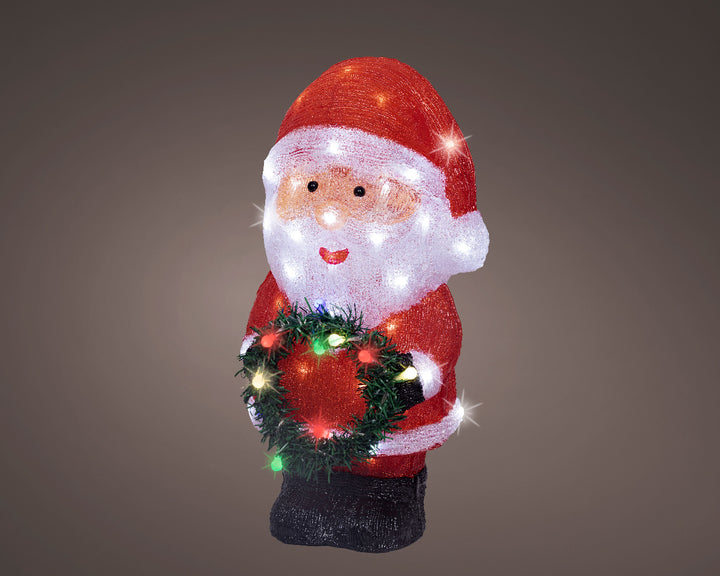 Babbo Natale LED Bianco Freddo in Acrilico (cod. 490359) – Kaemingk