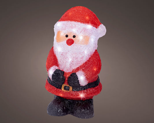 Babbo Natale LED Bianco Freddo in Acrilico (cod. 490362) – Kaemingk
