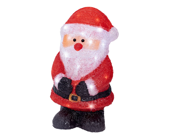 Babbo Natale LED Bianco Freddo in Acrilico (cod. 490362) – Kaemingk