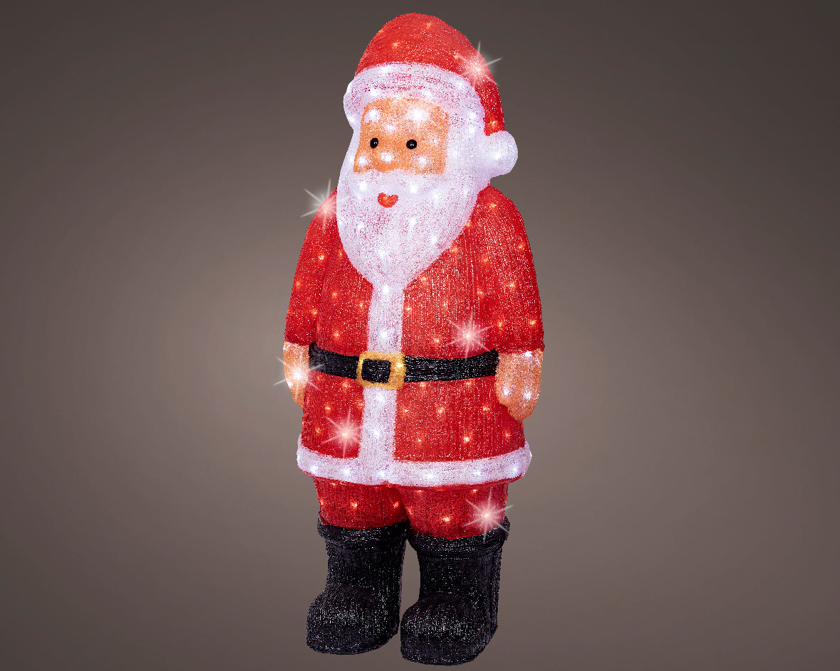 Babbo Natale LED Bianco Freddo in Acrilico (cod. 490377) – Kaemingk
