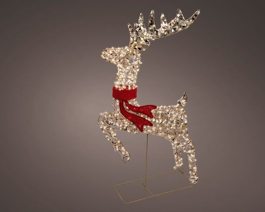 Renna Oro con Micro LED Bianco Caldo a Effetto Flashing(cod. 490415) – Kaemingk