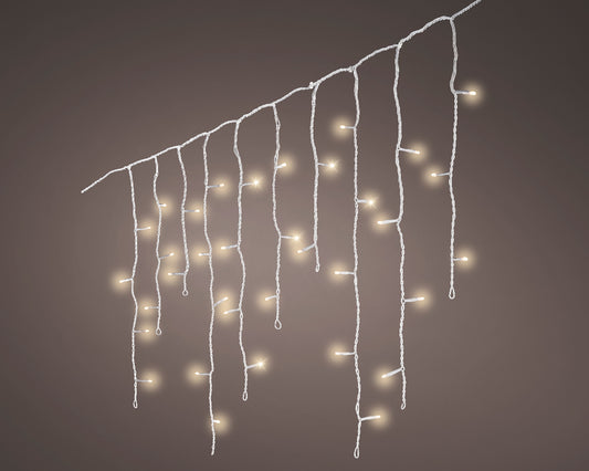 Luci di Natale a Ghiacciolo 490 LED Bianco Caldo –(cod. 494809) – Lumineo