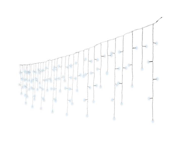 Luci di Natale a Ghiacciolo 259 LED Bianco Freddo –(cod. 494827) – Lumineo
