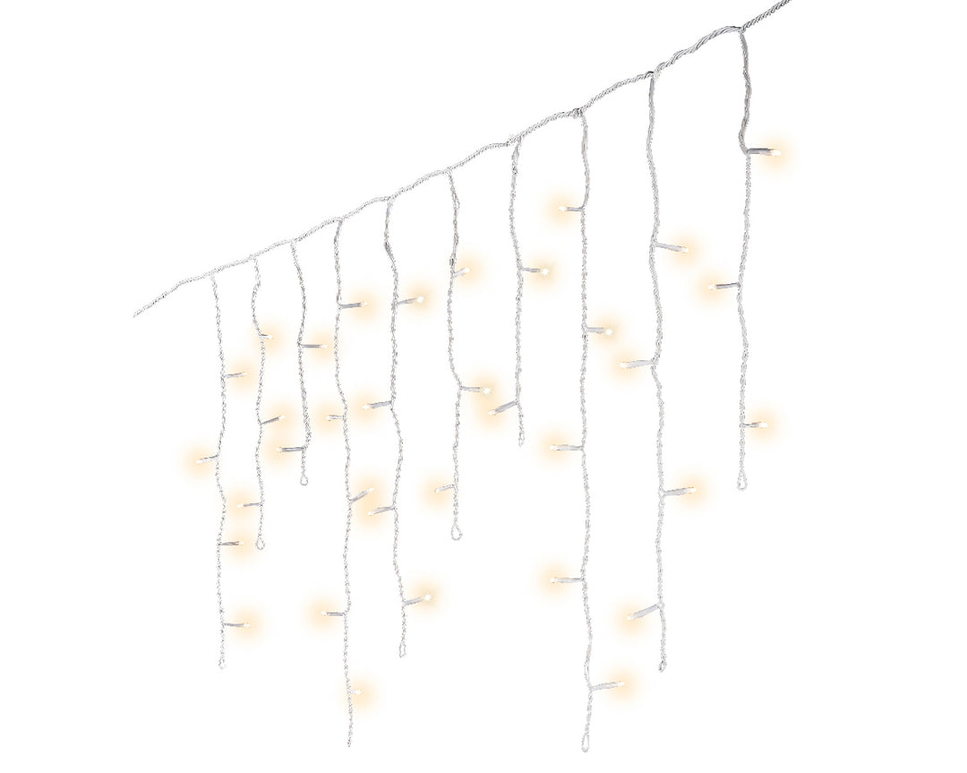 Luci di Natale a Ghiacciolo 259 LED Bianco Caldo –(cod. 494828) – Lumineo