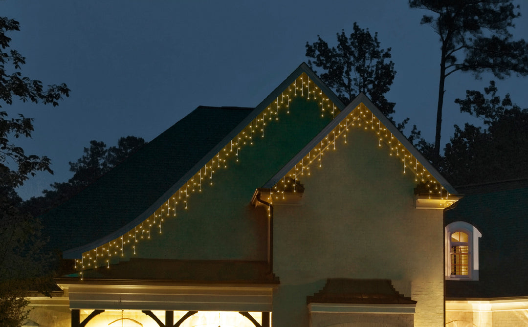 Luci di Natale a Ghiacciolo 259 LED Bianco Caldo –(cod. 494828) – Lumineo