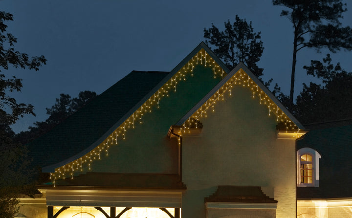 Luci di Natale a Ghiacciolo 259 LED Bianco Caldo –(cod. 494828) – Lumineo