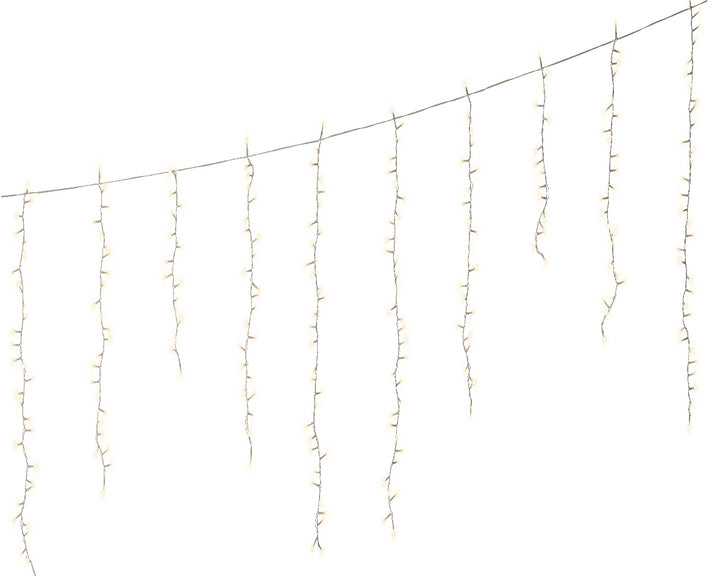 Tenda Ghiaccioli LED 3,75 m 256L – 8 Funzioni Twinkle (cod. 494972) – Lumineo