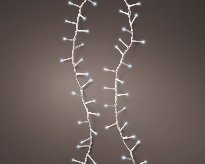 Catena LED Compact 16 m 750L Bianco Freddo – 8 Funzioni Twinkle (cod. 495352) –Lumineo